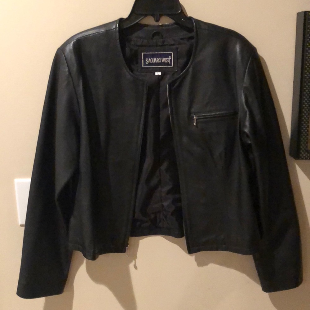 Saguaro West Black Leather Jacket